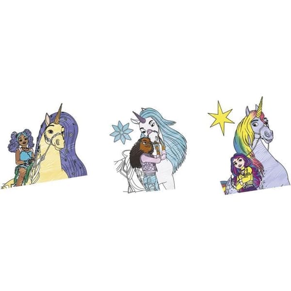 Magic Lign - LANSAY - Unicorn Academy-projektor - 50 illustrationer - Från 5 år