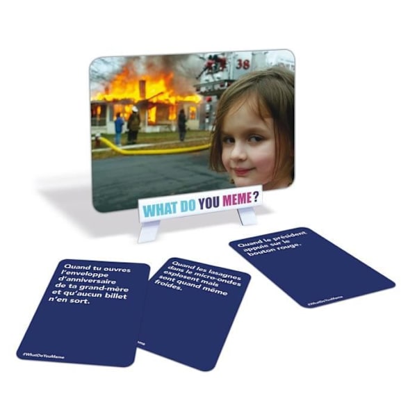 MEGABLEU Partyspel Vad gör du MEME? Fransk utgåva