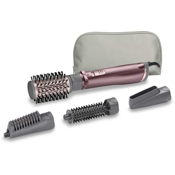 BaByliss AS960E - Beliss Big Hair 1000 fläktborste - 1000W - 2 temperaturer - Jonisk funktion - 4 tillbehör