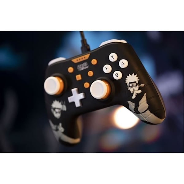 Gamepad - KONIX - Naruto - Svart - Switch