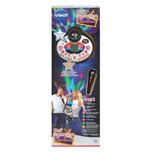 VTECH - Kidi Superstar Lightshow Noir - Micro Karaoke
