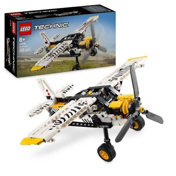 LEGO Technic 42198 Bush Plane - Byggspel för 8-åriga pojkar
