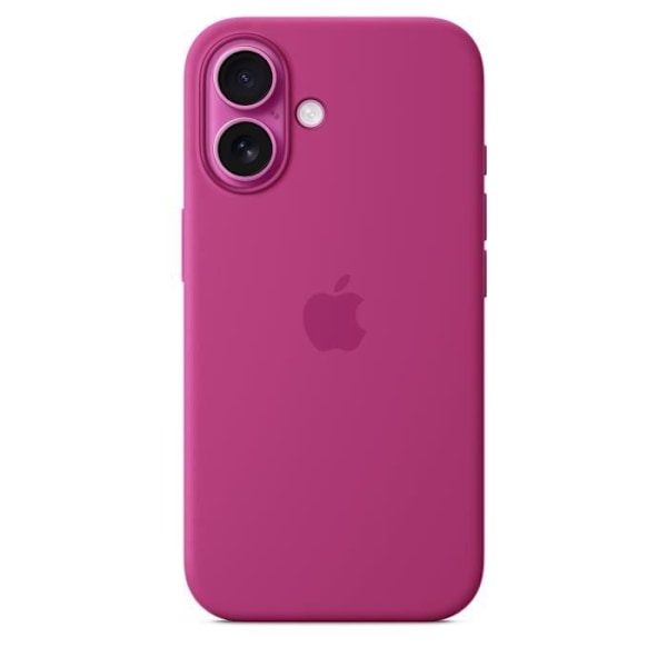 APPLE iPhone 16 - Silikonfodral med MagSafe - Fuchsia