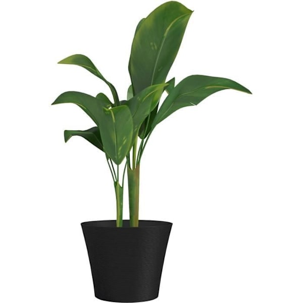 Blomkruka - GARDEN ID - Green Care Sense Black-Antracit - 40 x 34 cm - 10 års garanti - 100 % återvunnet - UV- och frostbeständighet