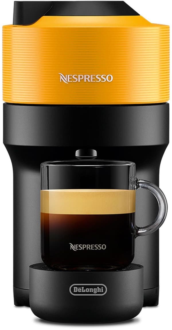 Kapselmaskin för kaffe - DELONGHI - ENV90.Y - Nespresso Vertuo Pop - Gul