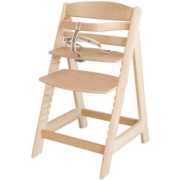 Sit Up III Justerbar Barnstol i trä - ROBA - Justerbar i höjdled - Naturlig