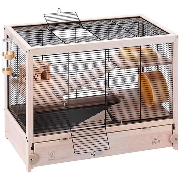 Hamsterbur - FERPLAST - HAMSTERVILLE - Trä