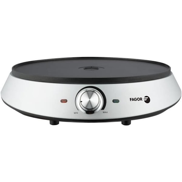 Elektrisk crepe maker - FAGOR - FGC240 - 1200 W - Diameter: 30 cm - Non-stick beläggning - Grå