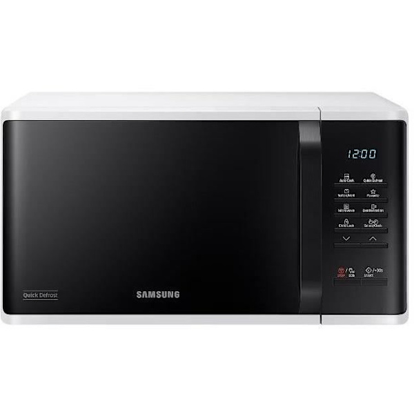 SAMSUNG Solo mikrovågsugn - Vit - 23 L - 800 W - Keramisk emaljhålighet