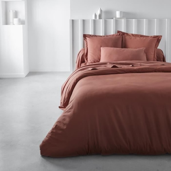 Idag är det viktigt idag Charg - 140 x 190 cm - 2 personer - 100% Una Cotton - Terracotta