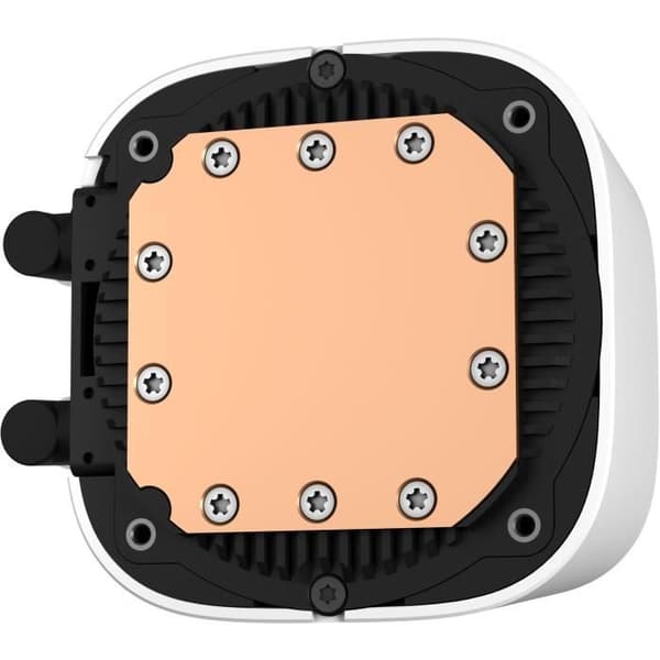 Vattenkylning AIO - DEEPCOOL LE520 - 2x 120 mm ARGB-fläktar - Vit