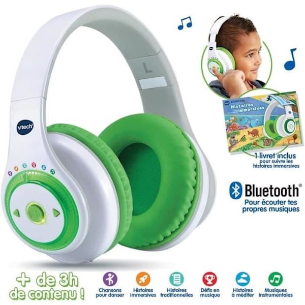 VTECH - Kidipods Max - Mina 7 i 1 interaktiva hörlurar