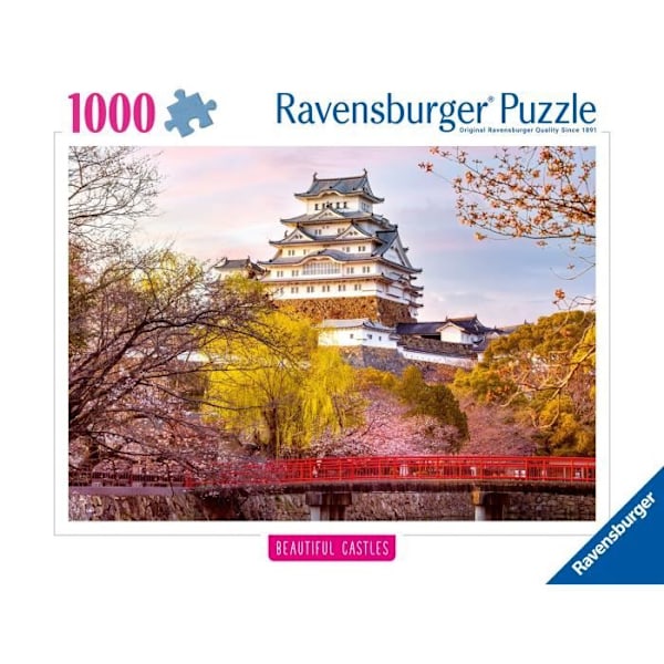 1000-bitars pussel Himeji Castle, Japan, Highlight Collection, från 14 år, Castle, 12001316, Ravensburger