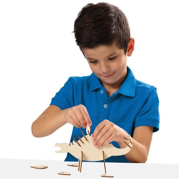 Trädinosaurie som lyser i mörkret - DIY-kit - SES CREATIVE - Gör din egen dinosaurie som lyser i mörkret.