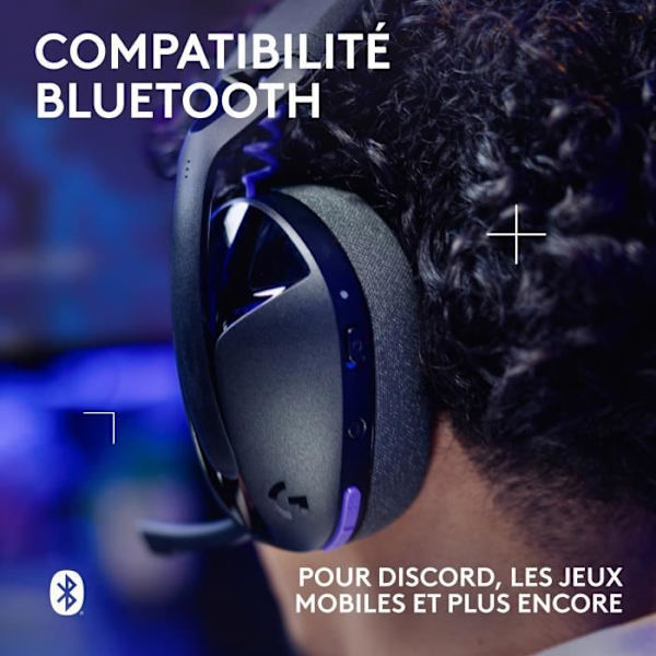 Gamingheadset - Trådlöst - Logitech G - G321 Lightspeed - Svart