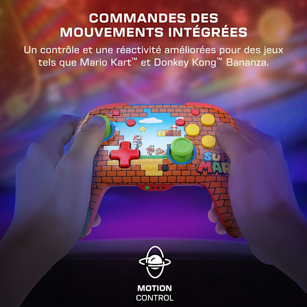 Gamepad - Nintendo Switch - Rematch Mario Bricks - Trådlös - Röd - Turtle Beach