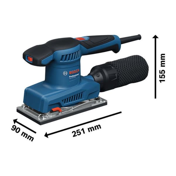 GSS 20-18 A Professionell Orbitalslip - 200 W - BOSCH - 0601070101