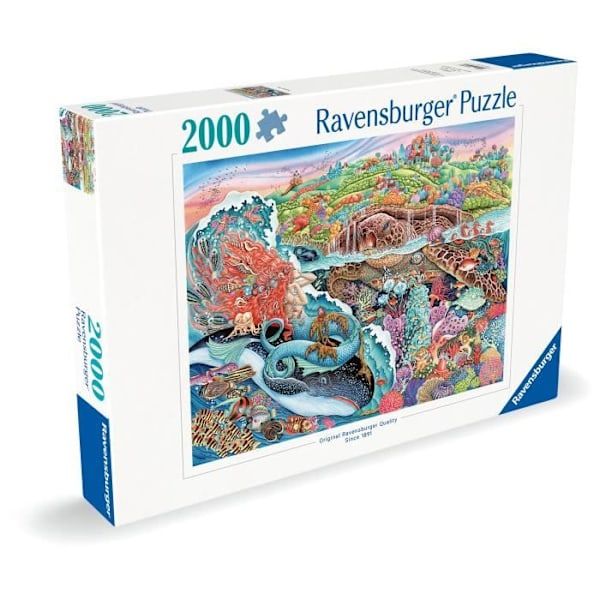 2000 bitars pussel, vuxenpussel, åldern 14+, Myten om Thalassa, havet, 12001484, Ravensburger