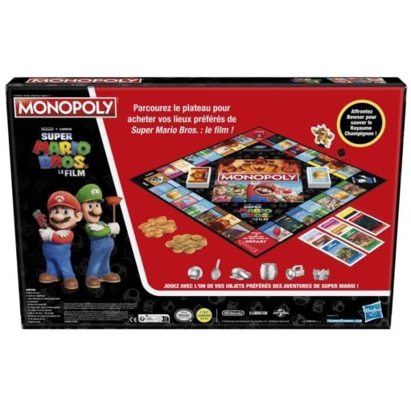 Monopol Super Mario, filmen - Brädspel - Från 2 spelare - från 8 år och uppåt