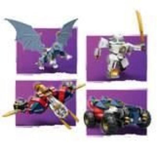 LEGO NINJAGO 71834 Zanes Ultra Combo Robot - 4-i-1 byggset för åldrar 9