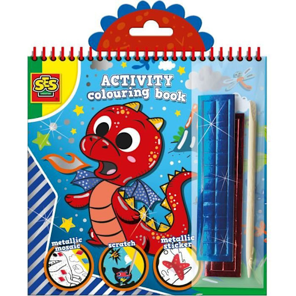 3 I 1 Metal Coloring Activity Book