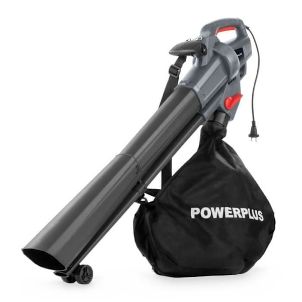 Elektrisk lövblås - POWERPLUS - POWEG9014 - 3300 W - 270 km/h - 40 L - Grå