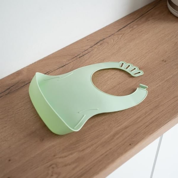 SET MED 2 CELADON GRÖN BIBOU HAKLÄP - CHARM GRÅ
