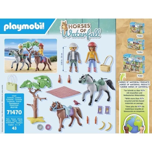 PLAYMOBIL 71470 Amélia och Ben med hästar
