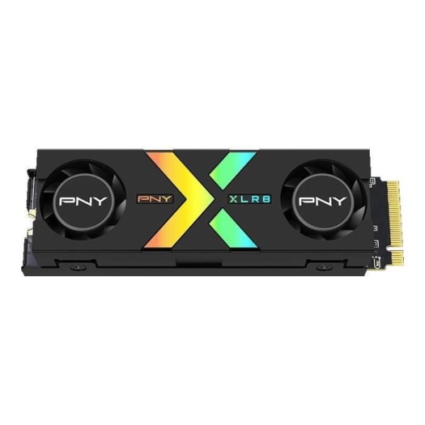 PNY - CS3150 XLR8 Gaming EPIC-X RGB - Intern SSD-hårddisk - 1TB - M.2 NVMe - RGB Kylfläns (M280CS3150XHS-1TB-RB)