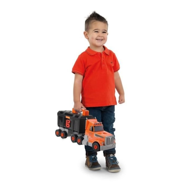 SMOBY Black + Decker 2 In 1 DIY Truck - 60 tillbehör