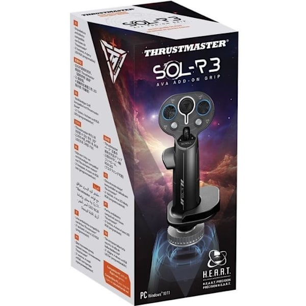 Extra grepp - THRUSTMASTER - Sol-R 3 AVA Tilläggsgrepp - HEART-teknik - 21 knappar - 6 axlar