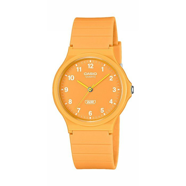 Klocka - CASIO - MQ-24B - Unisex - Gul - Kvarts - Analog