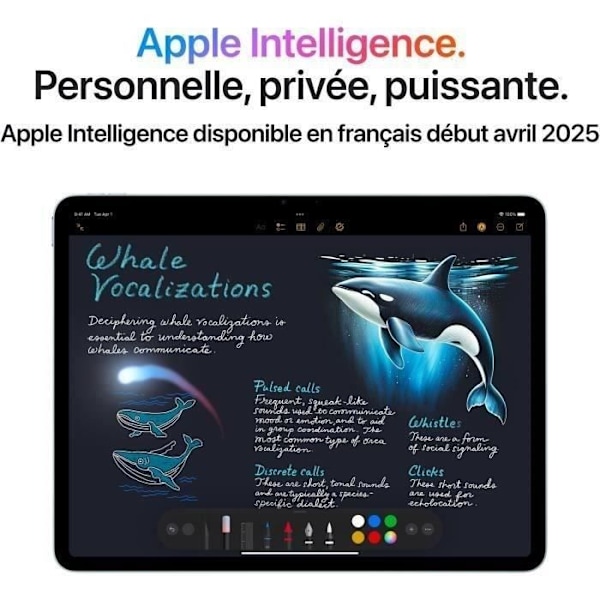 APPLE - iPad Air M3 (2025) - 13" - Wi-Fi + Mobil - 1 TB - Rymdgrå