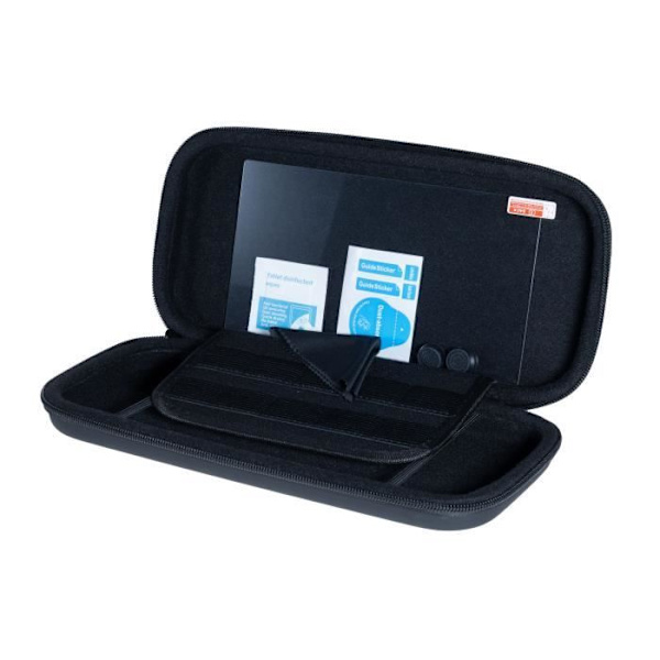 Startpaket - ONLAN - Nintendo Switch 2 - Svart fodral + skärmskydd + tumspakar