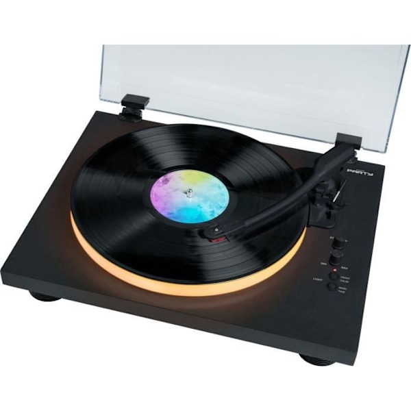 Skivspelare - BIGBEN INTERACTIVE - Light-up tallrik - Belt Drive - Bluetooth - Ljuseffekter