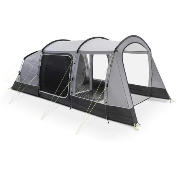 Campingtält med valv - 4 platser - KAMPA - Hayling 4 - Grå och svart