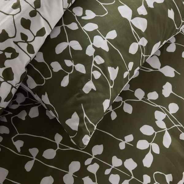Sängkläder - IDAG Crazy - Blommönster - 2 personer - 220 x 240 cm - Grön