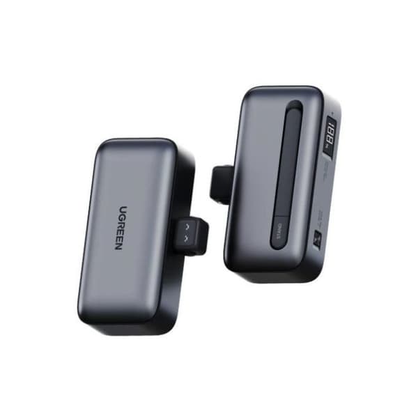 UGREEN Powerbank - 5 000 mAh - USB-C-kontakt - Med stativ - Svart