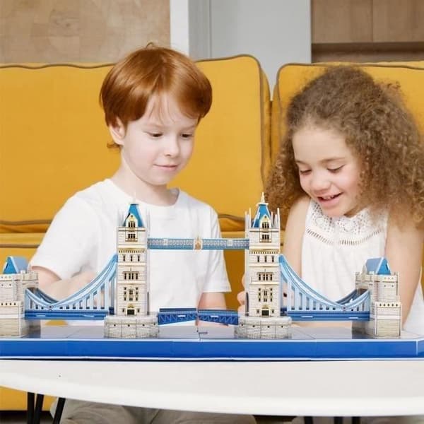 3D-pussel - Tower Bridge - Byggspel - EXPLORA - 120 bitar - från 8 år och uppåt
