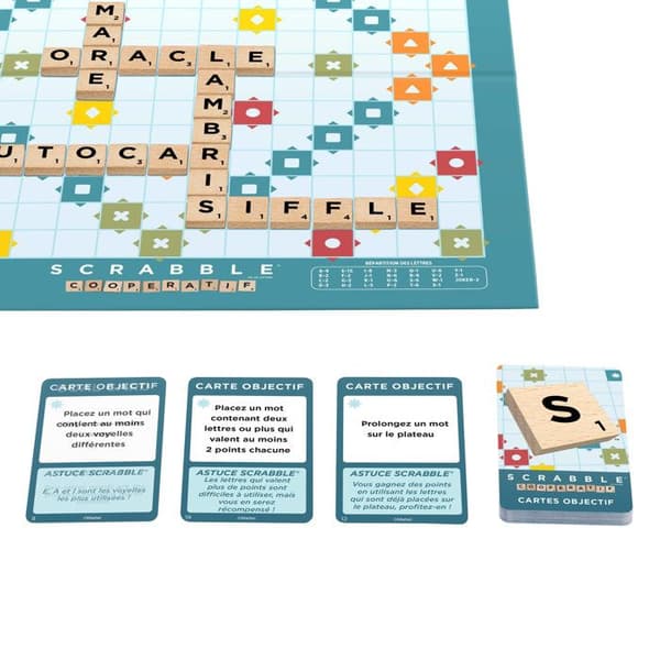 Klassiskt Scrabble - 2 i 1 - Mattel Games - JGR63