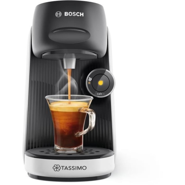 BOSCH Multi-Beverage kaffemaskin - TAS16B4 - TASSIMO T16 Finesse - 40 drycker - 0,7L avtagbar vattentank - Vit
