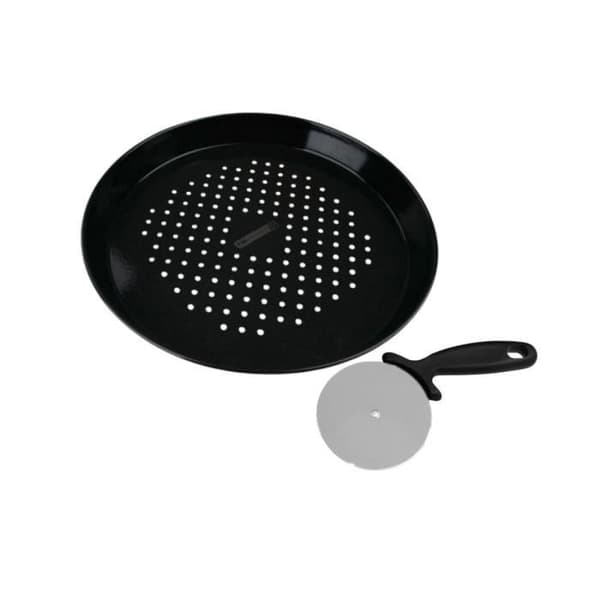 Perforerad pizzatallrik och hjulsats - FACKELMANN PROFESIONAL - 32 cm