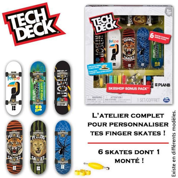 Tech Deck - Skate Shop Bonus - Slumpmässigt modellpaket - Ref. 6028845