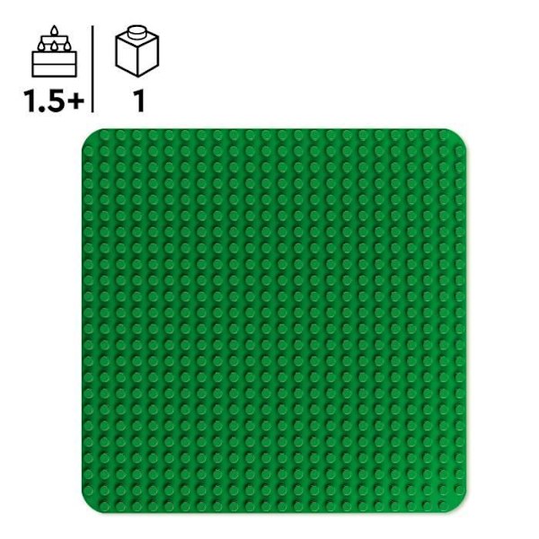 LEGO DUPLO 10460 Grön byggplatta Byggleksak för bebisar 18 månader