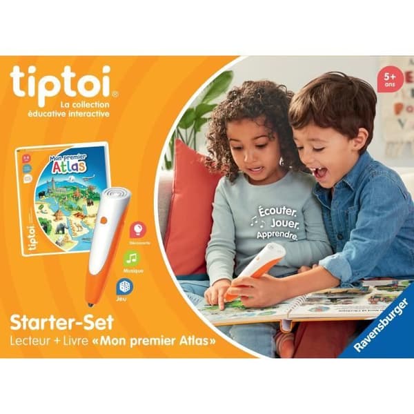 Ravensburger-tiptoi Starter Atlas-4005556001774-Ålder 5 och uppåt