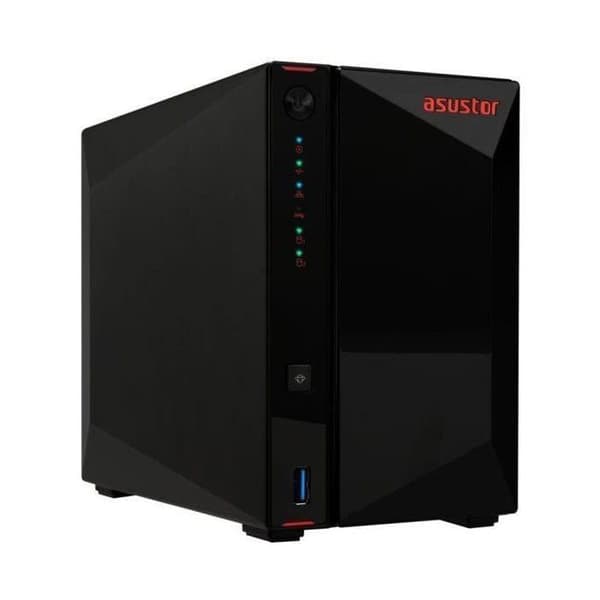 NAS-server - ASUSTOR - AS5402T Nimbustor 2 Gen2 - Intel Celeron fyrkärnig 2.0GHz - 4GB DDR4 - 2x 2.5GbE