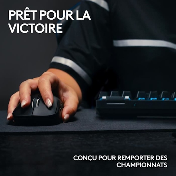 Logitech G PRO X TKL LIGHTSPEED trådlöst tangentbord, LIGHTSYNC RGB - Svart