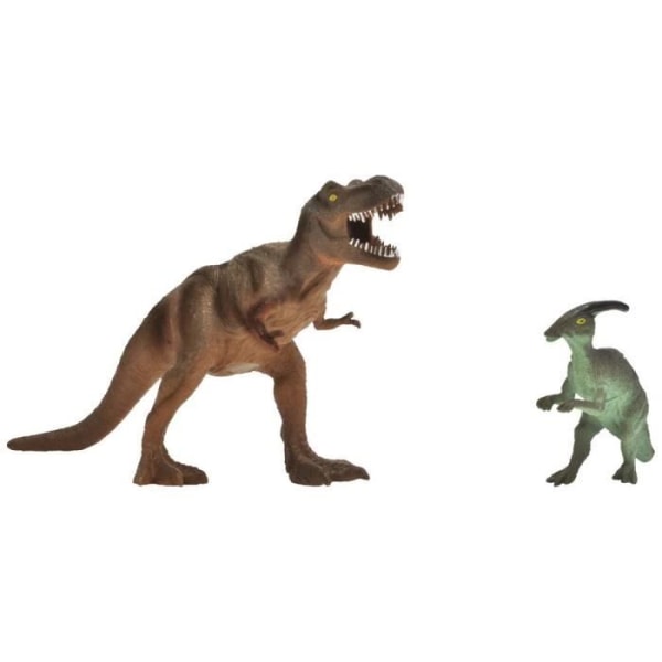 Dickie - Dinosauriejägare - Fordon + vinsch + ledad figur och 3 dinosaurier - Ljud och ljus