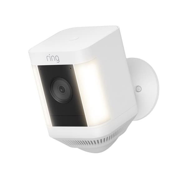 RING Spotlight Plus Batteriövervakningskamera - Vit - EU