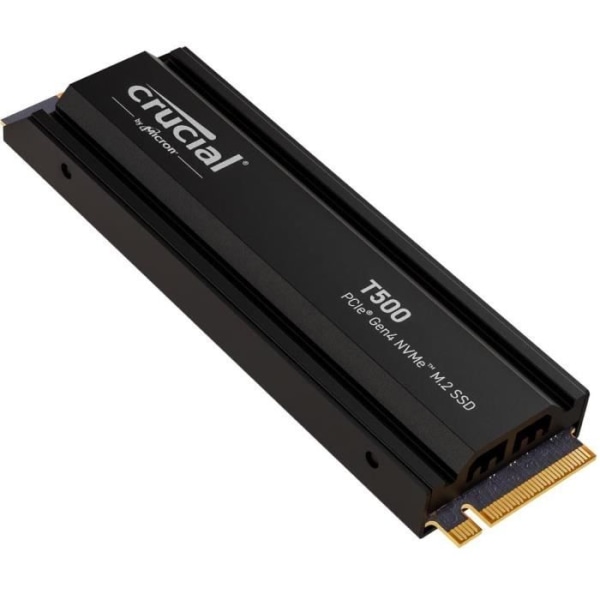 CRUCIAL - CT1000T500SSD5 - Intern SSD - 1TB - M.2 - KYLPÄLLARE